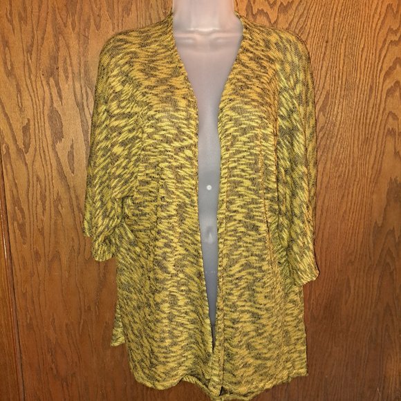LuLaRoe Sweaters - LuLaRoe Marled Dolman Sleeve Knit Open Cardigan S